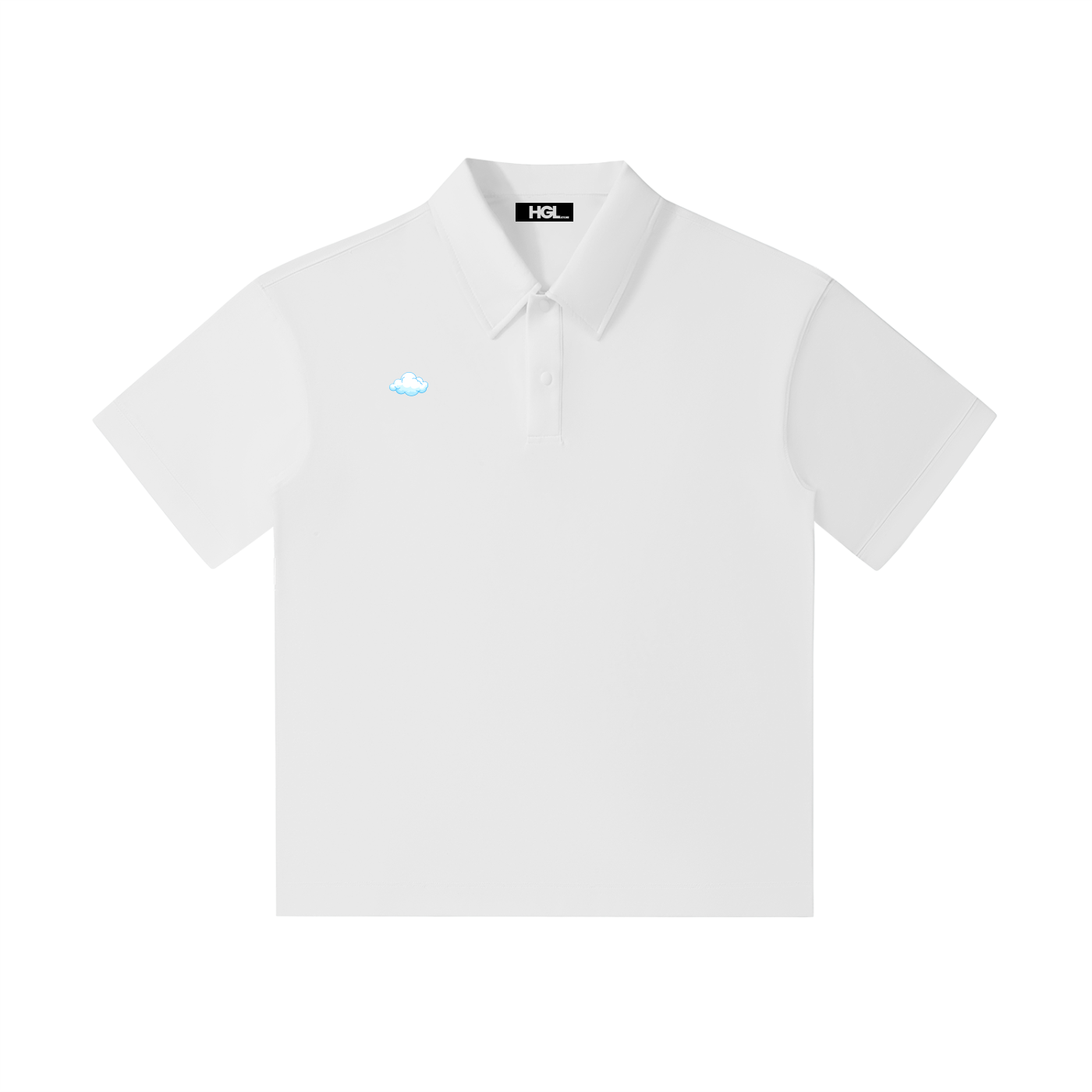 Drop Shoulder Short-Sleeve Polo